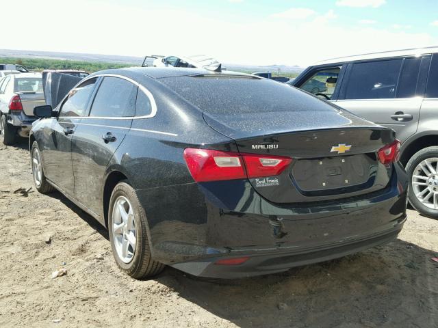1G1ZB5ST5HF104913 - 2017 CHEVROLET MALIBU LS 黑色 照片 3