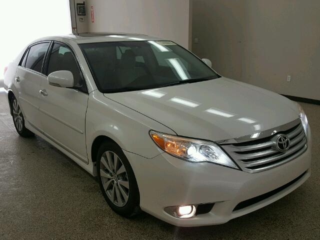4T1BK3DB9BU407211 - 2011 TOYOTA AVALON BAS WHITE photo 1