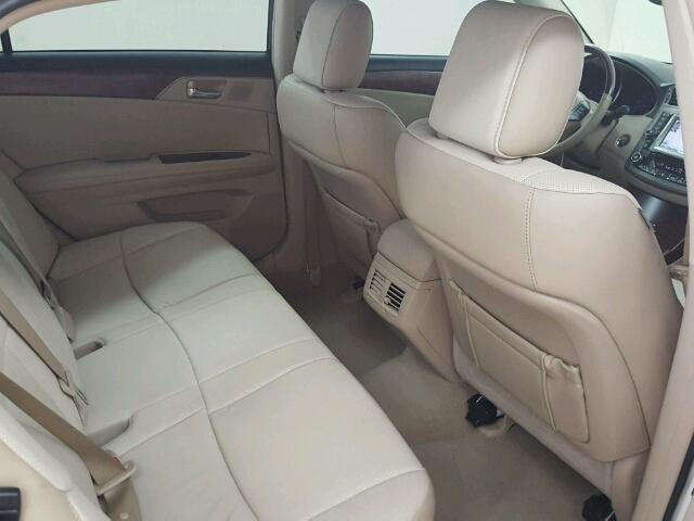 4T1BK3DB9BU407211 - 2011 TOYOTA AVALON BAS WHITE photo 6