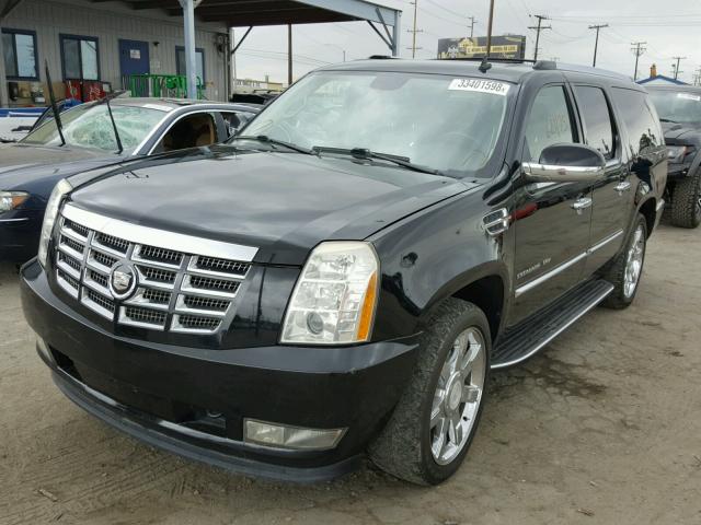 1GYUKHEF4AR103310 - 2010 CADILLAC ESCALADE E BLACK photo 2
