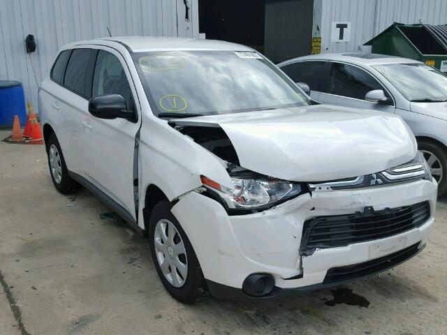 JA4AD2A35EZ007519 - 2014 MITSUBISHI OUTLANDER WHITE photo 1