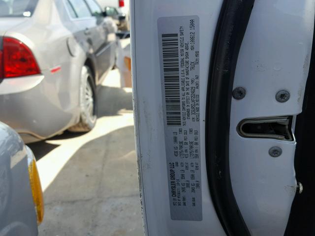 3C6UR5DJXFG524629 - 2015 RAM 2500 SLT WHITE photo 10