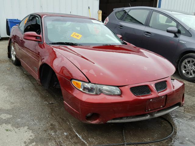 1G2WR12172F272724 - 2002 PONTIAC GRAND PRIX MAROON photo 1