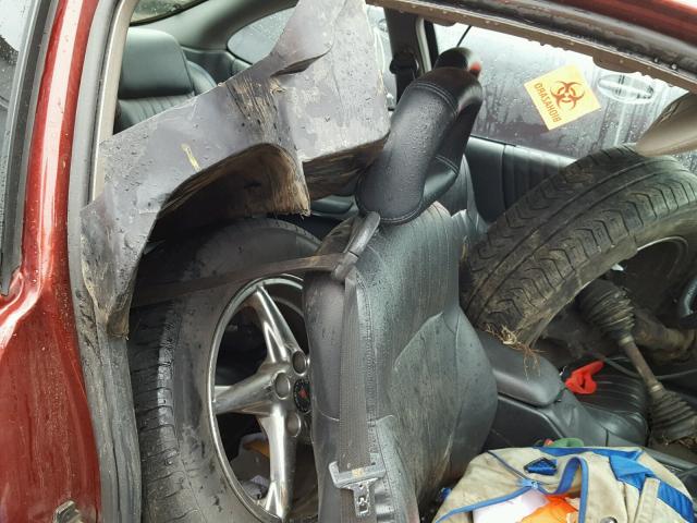 1G2WR12172F272724 - 2002 PONTIAC GRAND PRIX MAROON photo 6