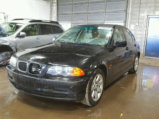 WBAAV33411FV02601 - 2001 BMW 325 BLACK photo 2