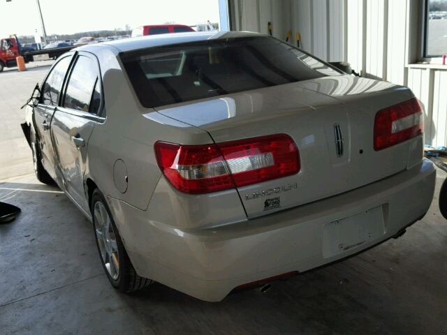 3LNHM26126R636166 - 2006 LINCOLN ZEPHYR BEIGE photo 3