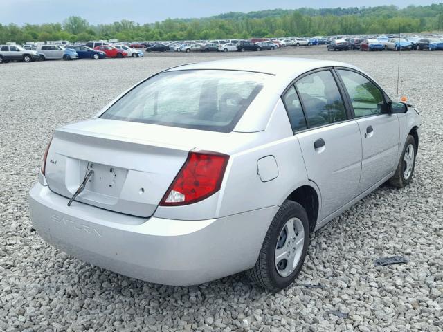 1G8AF52F85Z151375 - 2005 SATURN ION LEVEL SILVER photo 4