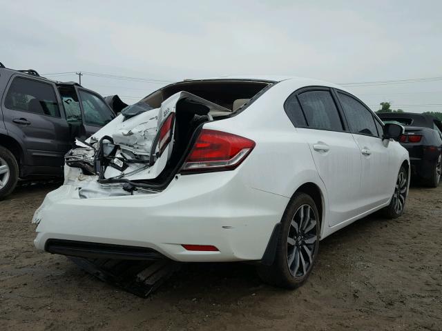 19XFB2F94FE064998 - 2015 HONDA CIVIC EXL WHITE photo 4