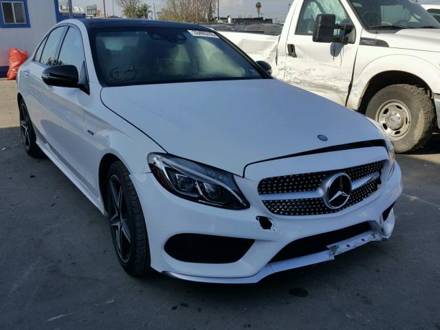 55SWF6EB3GU116289 - 2016 MERCEDES-BENZ C 450 4MAT WHITE photo 1