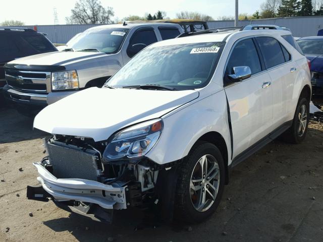 2GNFLGE34H6208034 - 2017 CHEVROLET EQUINOX PR WHITE photo 2