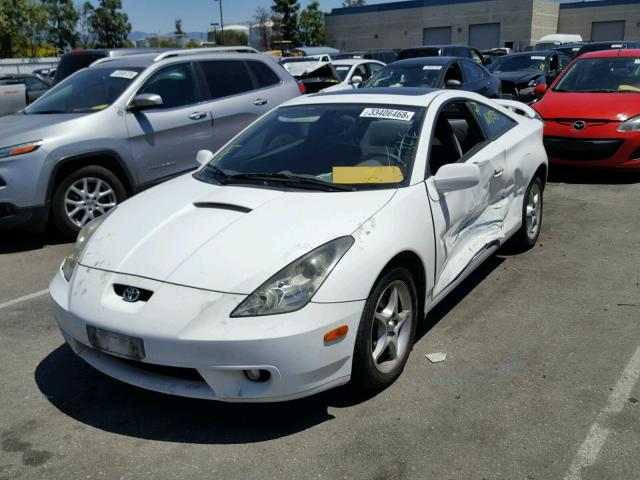 JTDDY32T4Y0024462 - 2000 TOYOTA CELICA GT- WHITE photo 2