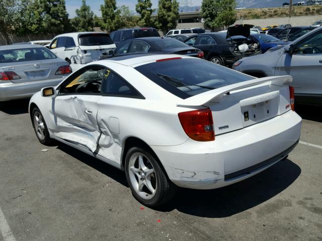 JTDDY32T4Y0024462 - 2000 TOYOTA CELICA GT- WHITE photo 3