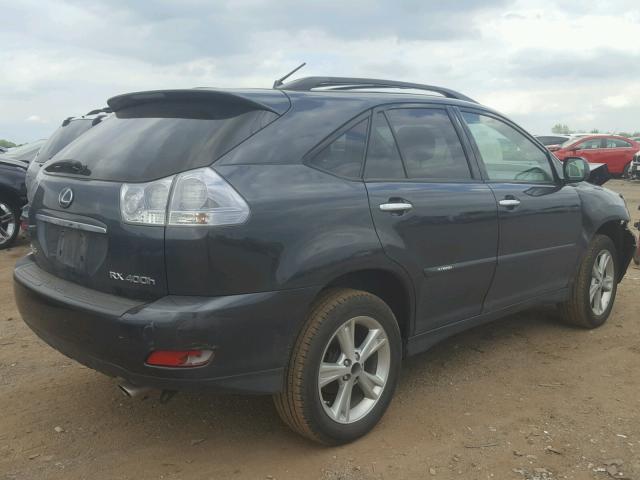 JTJHW31U582056114 - 2008 LEXUS RX 400H GRAY photo 4