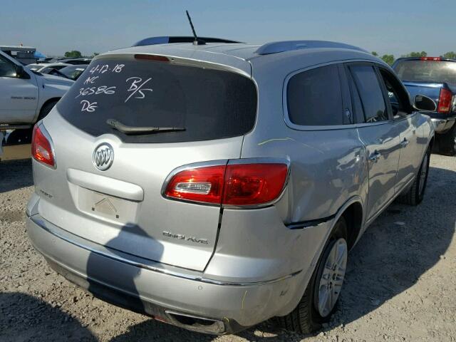 5GAKRBKD0DJ269305 - 2013 BUICK ENCLAVE SILVER photo 4