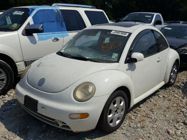 3VWCK21C73M404410 - 2003 VOLKSWAGEN NEW BEETLE WHITE photo 2