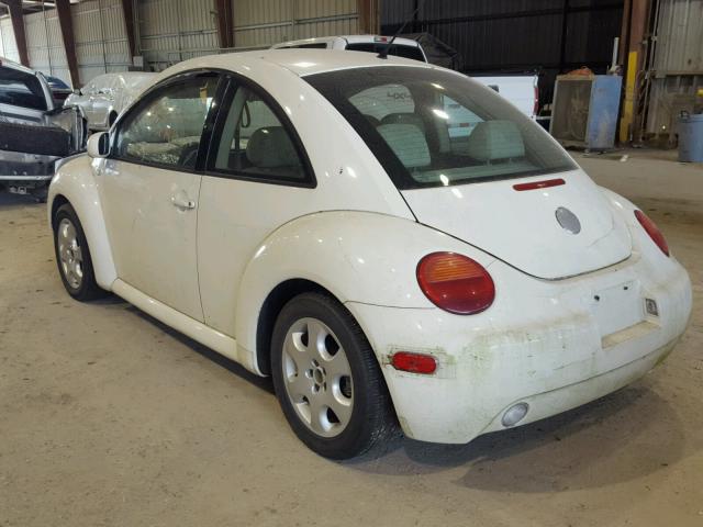 3VWCK21C73M404410 - 2003 VOLKSWAGEN NEW BEETLE WHITE photo 3