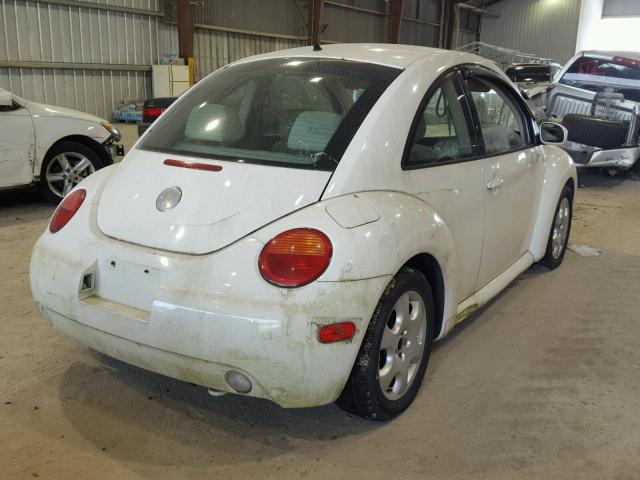 3VWCK21C73M404410 - 2003 VOLKSWAGEN NEW BEETLE WHITE photo 4