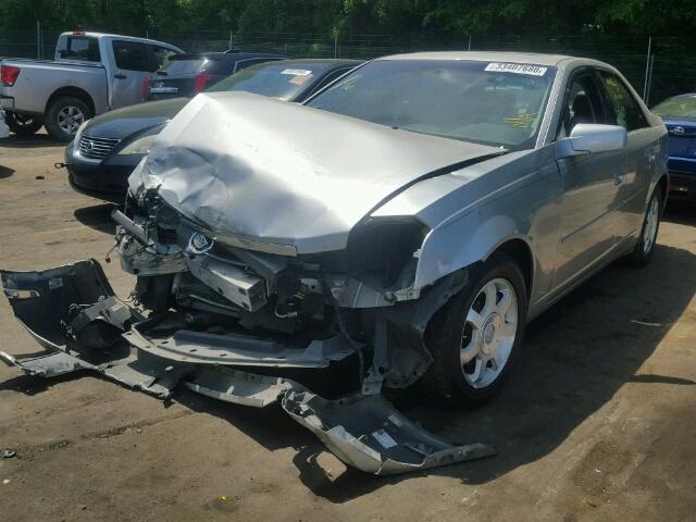 1G6DM577340168441 - 2004 CADILLAC CTS SILVER photo 2