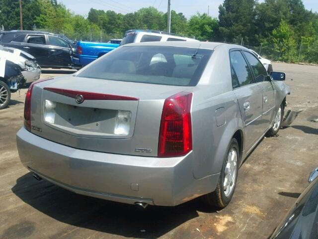 1G6DM577340168441 - 2004 CADILLAC CTS SILVER photo 4