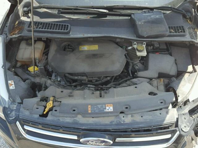 1FMCU0JX4EUA92593 - 2014 FORD ESCAPE TIT BLACK photo 7