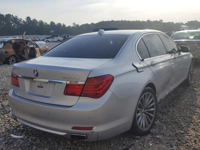 WBAKB8C52CC963040 - 2012 BMW 750LI SILVER photo 4