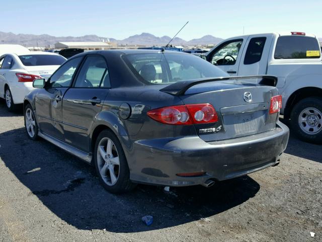 1YVHP80D545N39023 - 2004 MAZDA 6 S CHARCOAL photo 3