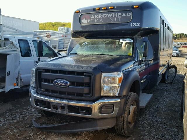 1FDGF5GY0DEA40718 - 2013 FORD F550 SUPER BLACK photo 2