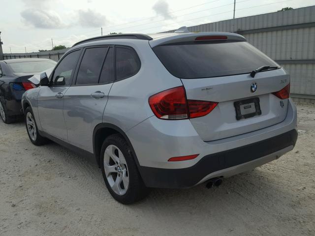 WBAVM1C58EVW52377 - 2014 BMW X1 SDRIVE2 SILVER photo 3