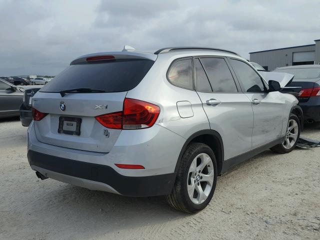 WBAVM1C58EVW52377 - 2014 BMW X1 SDRIVE2 SILVER photo 4