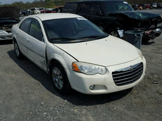 1C3AL66R04N340007 - 2004 CHRYSLER SEBRING LI WHITE photo 1