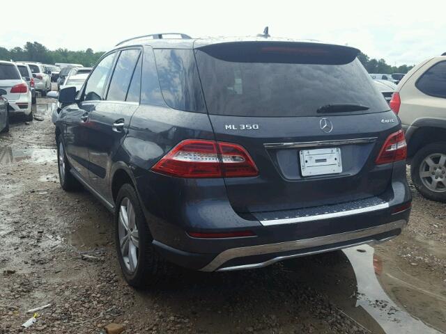 4JGDA5HB4CA080303 - 2012 MERCEDES-BENZ ML 350 4MA GRAY photo 3