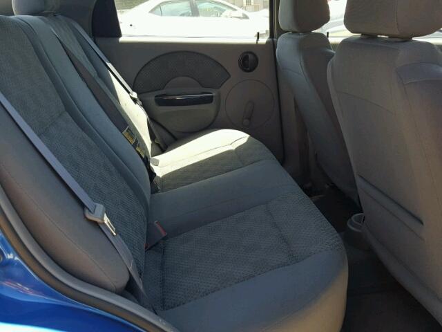 KL1TD526X5B361450 - 2005 CHEVROLET AVEO BASE Mavi foto 6