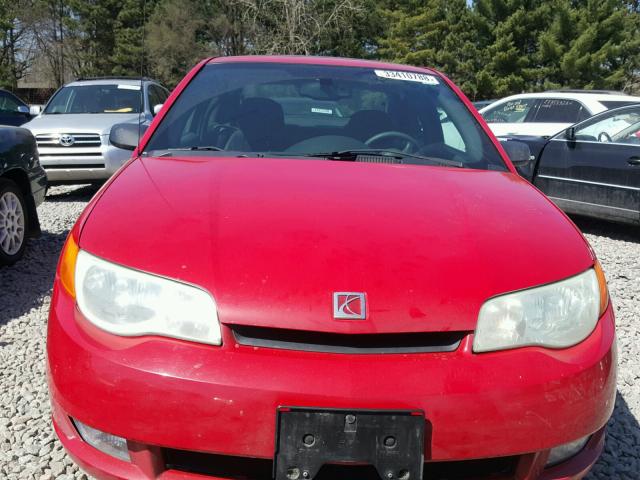1G8AW12F03Z184618 - 2003 SATURN ION LEVEL RED photo 9