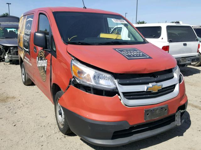 3N63M0YN8FK724552 - 2015 CHEVROLET CITY EXPRE ORANGE photo 1