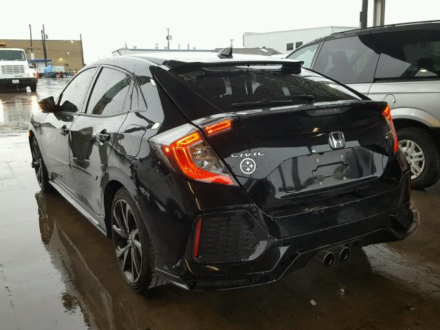 SHHFK7H98HU229621 - 2017 HONDA CIVIC SPOR BLACK photo 3