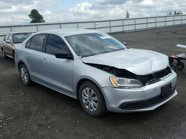 3VW1K7AJ2DM390159 - 2013 VOLKSWAGEN JETTA BASE 银色 照片 1