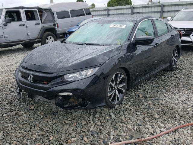 2HGFC1E54HH705274 - 2017 HONDA CIVIC SI BLACK photo 2