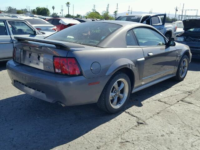 1FAFP42X63F448595 - 2003 FORD MUSTANG GT GRAY photo 4