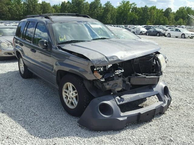 1J4GX48N54C409403 - 2004 JEEP GRAND CHER GRAY photo 1