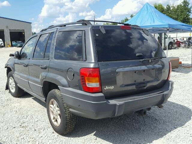 1J4GX48N54C409403 - 2004 JEEP GRAND CHER GRAY photo 3