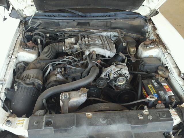 1FAFP4045WF181978 - 1998 FORD MUSTANG WHITE photo 7