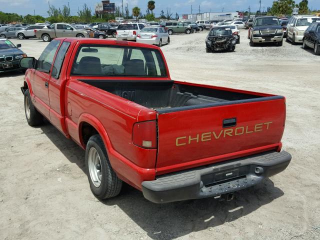 1GCCS1447T8116327 - 1996 CHEVROLET S TRUCK S1 RED photo 3