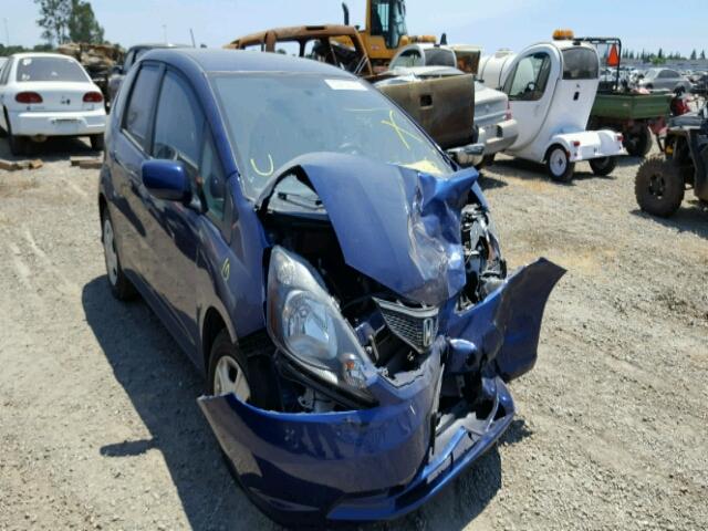 JHMGE8H30DC074003 - 2013 HONDA FIT BLUE photo 1