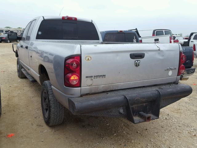 1D7KS28C17J569026 - 2007 DODGE RAM 2500 S SILVER photo 3