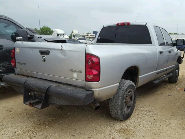 1D7KS28C17J569026 - 2007 DODGE RAM 2500 S SILVER photo 4