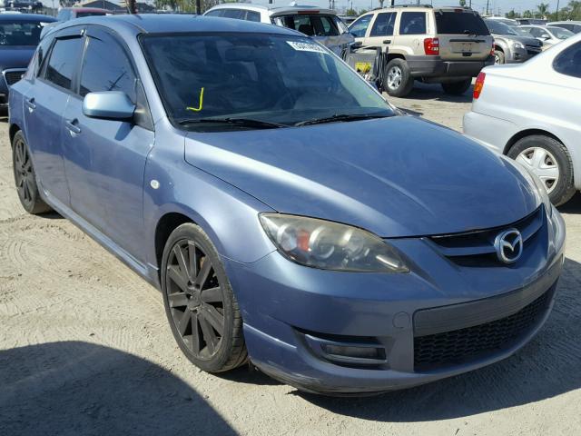 JM1BK34L771692397 - 2007 MAZDA SPEED 3 BLUE photo 1