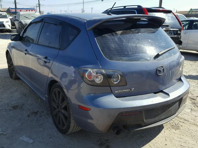 JM1BK34L771692397 - 2007 MAZDA SPEED 3 BLUE photo 3