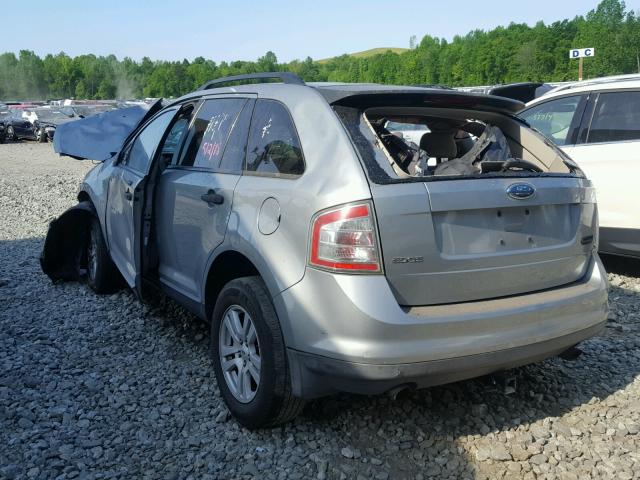 2FMDK36C47BA48510 - 2007 FORD EDGE SE SILVER photo 3