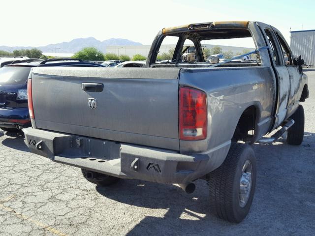 3D7KS28C25G797504 - 2005 DODGE RAM 2500 S GRAY photo 4