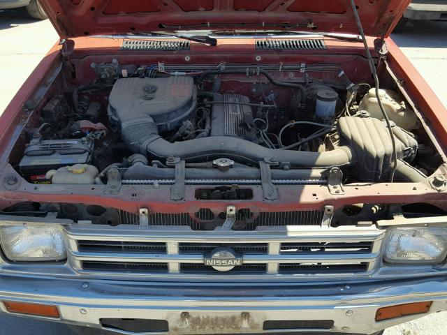 1N6SD11S2LC368649 - 1990 NISSAN D21 SHORT RED photo 7